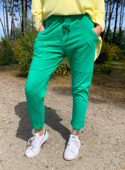 Pantalon Jogging Femme Vert