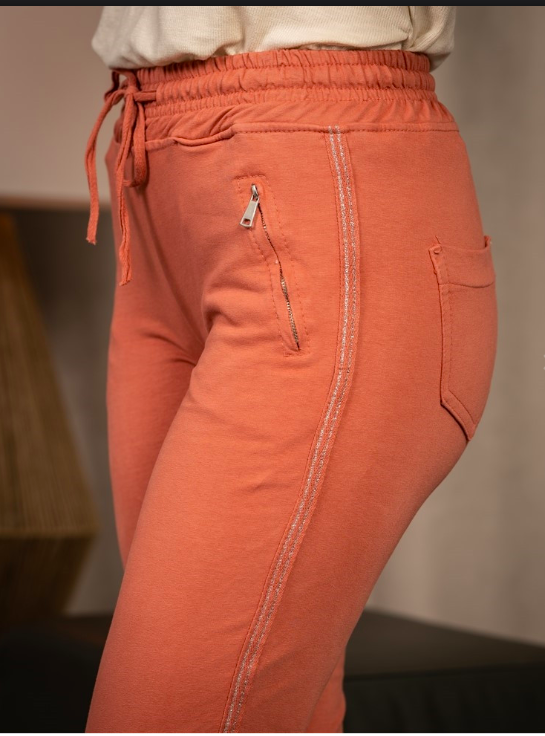Pantalon Jogging Femme Taille Haute – Survêtement Confortable Avec Poches, Bas Cintré – Pour Sport, Détente, Travail