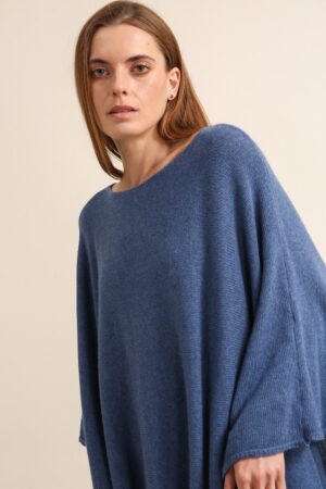 PONCHO NAIS OVERSIZE , EN CACHEMIRE ET LAINE ( 8 COULEURS)