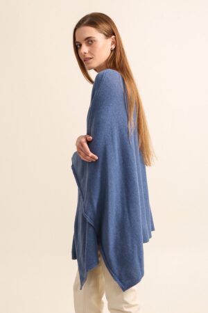 PONCHO NAIS OVERSIZE , EN CACHEMIRE ET LAINE ( 8 COULEURS)