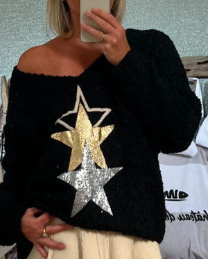 PULL 3 ETOILES BRILLANT