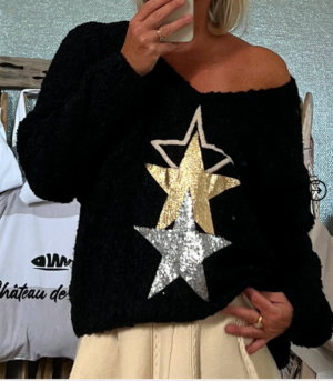 PULL 3 ETOILES BRILLANT