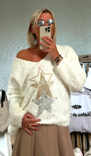 PULL 3 ETOILES BRILLANT