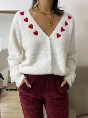 GILET MODELE PETIT COEUR (8 couleurs)